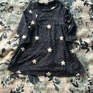 Baby Gap Blue/White Star Dress - Sz 12-18M